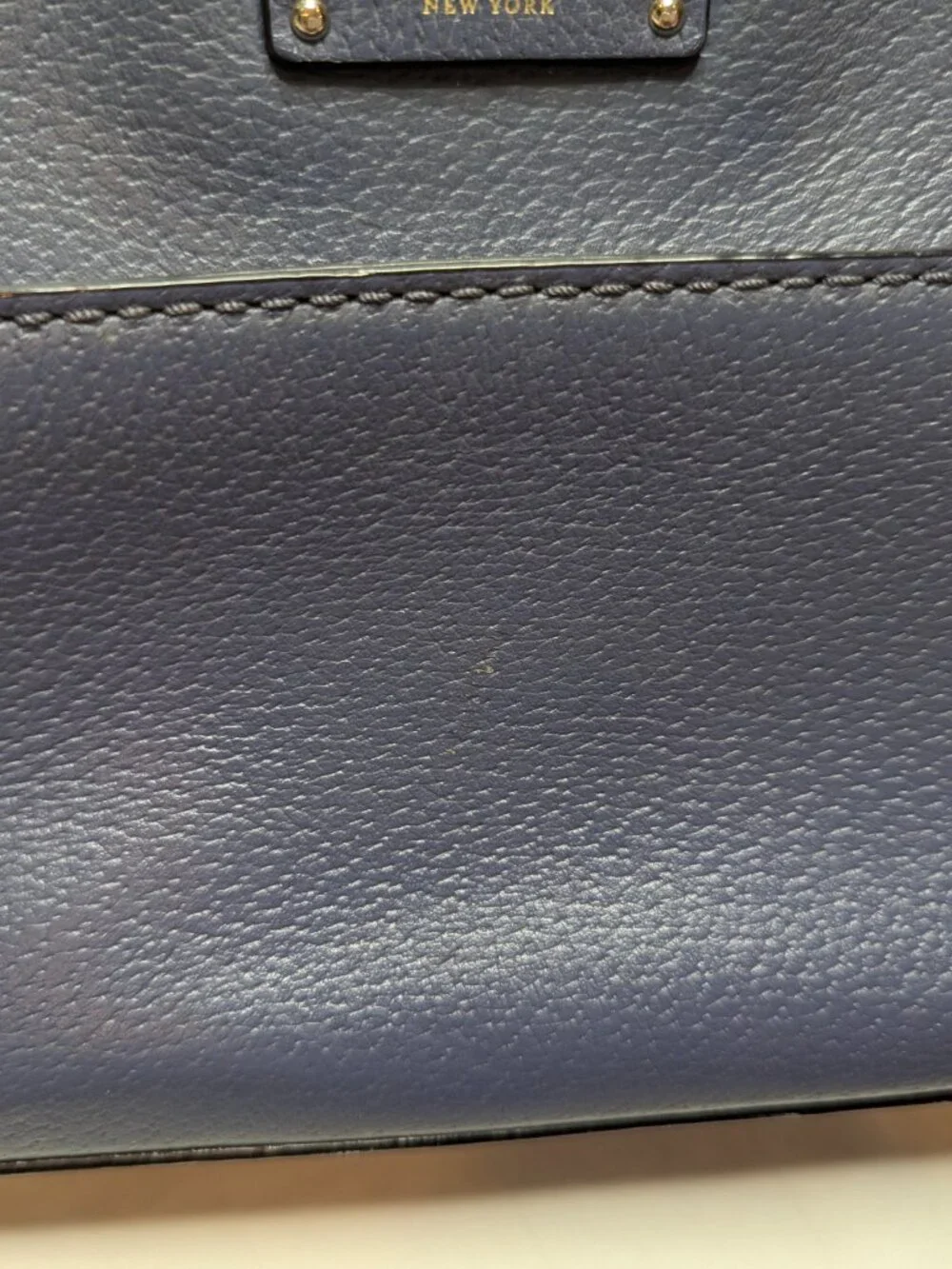 Kate Spade Grove Street Millie Crossbody bag in Gray-Blue, matching change purse